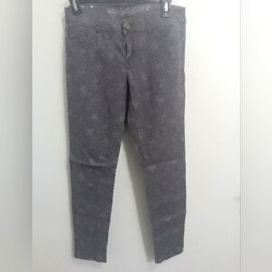 H&G Jeans Size 9 Floral Pattern